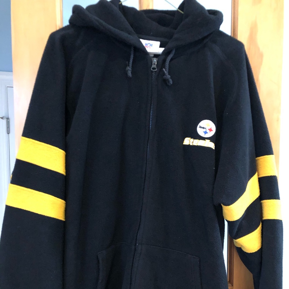 NFL Steelers fleece hood jacket